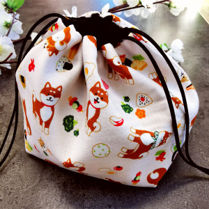 Misaki crème motif Shiba